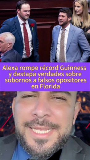 Alexa rompe récord Guinness y destapa verdades sobre sobornos a falsos opositores en Florida #AlexaGuinness #VenezuelaVerdad #SobornosFlorida #FalsosOpositores #fyp #viral