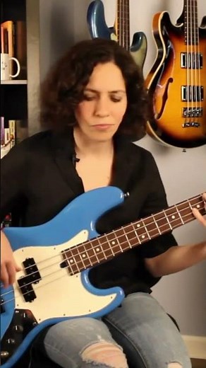 Blues Shuffle Bass Line! #bluesshuffle #bass #12barblues #basslesson #bluesbass #bassplayer