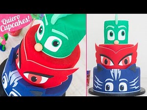 PASTEL PJ MASKS de FONDANT | Quiero Cupcakes!