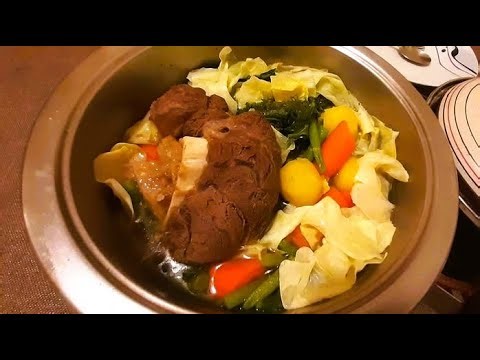 Simple Beef Soup for dinner.