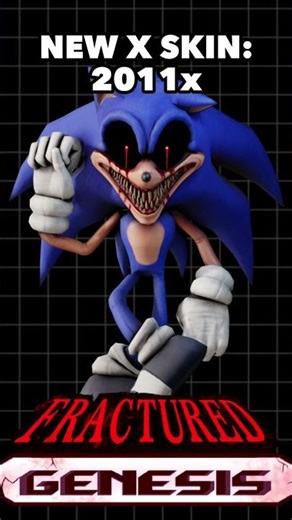 NEW X SKIN: 2011x | Fractured Genesis #fracturedgenesis #sonic #sonicthehedgehog #roblox #asymhorror