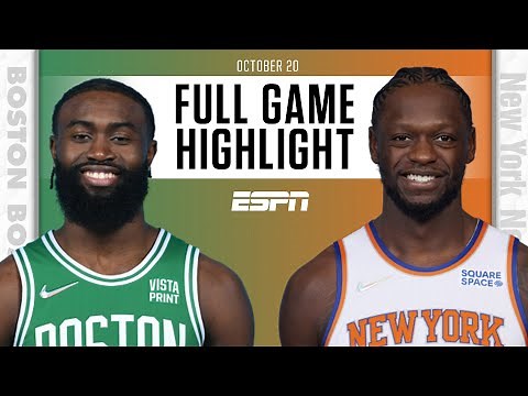 Boston Celtics at New York Knicks | Full Game Highlights