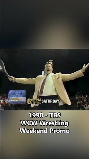 1990 - TBS WCW Wrestling Weekend Promo - theVHSfiles