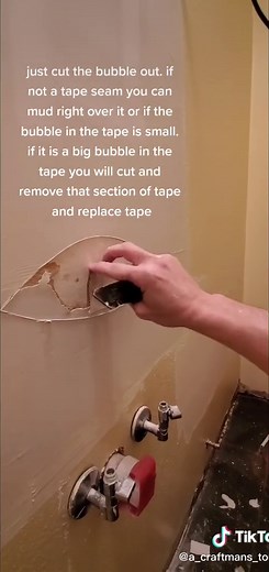 How to Fix Bubbles in Drywall | Construction Tips