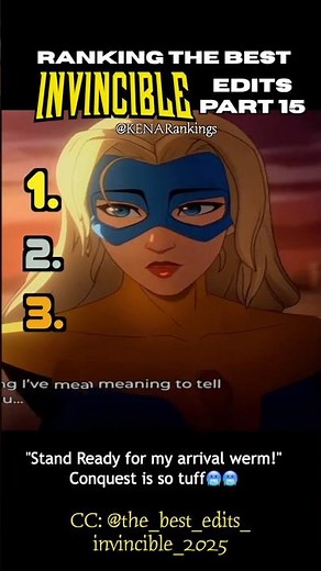 Watch till the end 💀💀💀Ranking the BEST Invincible edits!