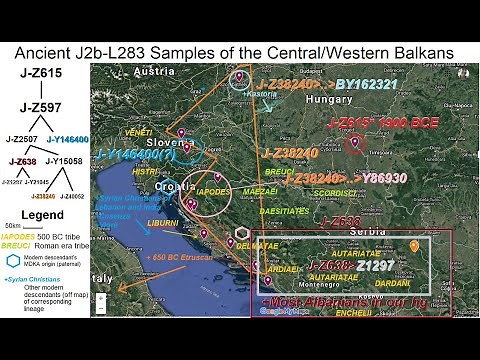 YFull YTree v10.00 - Y Heatmap and PhyloGeographer updated - J2b-Y86930 were likely Iapodes tribe