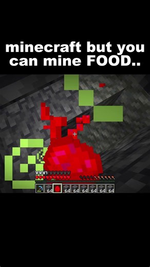 minecraft but you can mine FOOD.. 🤤