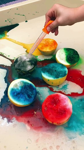 Fun Lemon Volcanoes Science Experiment for Kids