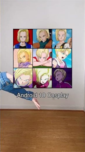 Android 18 Cosplay | Dragon Ball Z Power & Beauty 💥 #short