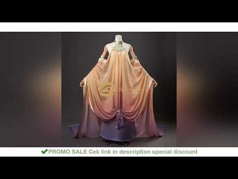 Padme Cosplay Amidala Costume Outfit Women Dress for Halloween Party