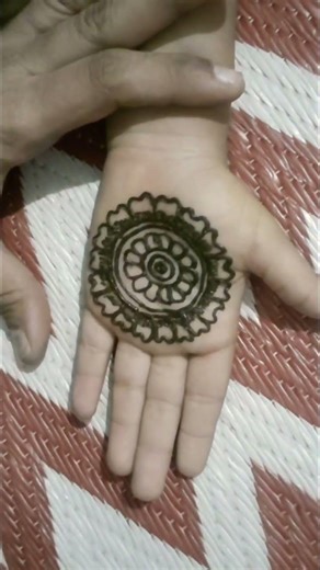 simple mehendi design#how to draw mehendi on hand#youtubeshorts#art