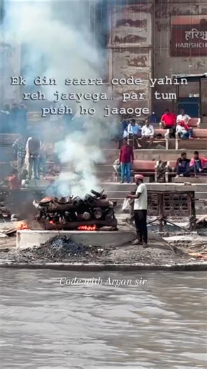 Code with Aryan Sir on Instagram: "In the end, no code compiles forever… Just memories, ashes, and commits left behind. 💻🔥 . . — if this hit you, you’ll love the journey @code_with_aryansir . . AMSr Hub is your go-to source for mastering programming languages like C, C++, C#, Obj-C, R, Go, Java, Lua, Python, Ruby, Kotlin, Scala, Ardunio, HTML, XML, CSS, JavaScript, TypeScript, VBScript, PHP, Solidity, MATLAB, Haskell, Shell Script, SQL, NoSQL, CQL, GraphQL, PL/SQL, React Native, Node.js, Next.