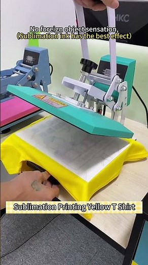 Sublimation Printing Yellow T Shirt | Sublimation Paper | Custom T Shirts | A-SUB® Paper#sublimation