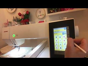 How to thread embroidery machine and float - Threading, floating and embroidering on the Janome500e