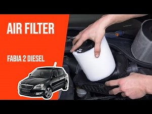 How to replace the air filter Fabia mk2 1.6 TDI 💨