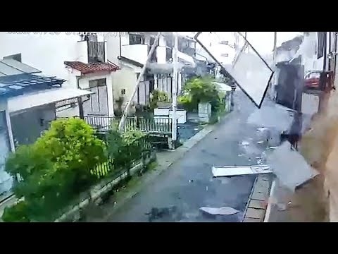 【瞬間】郡山の爆発事故 その瞬間の防犯カメラ映像