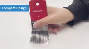 Falling in Art Filbert Paddle Paint Brush, Scale Brush for Oil and Acrylic Paints,2 Inch