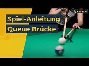 Wie benutzt man beim Billard eine Queue Brücke bzw. einen Hilfsqueue richtig und warum?