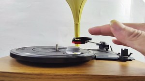 Turntable Stylus Clean Gel - Premium Anti-Static & Zero-Dust Stylus Cleaner, Dirt and Debris Dry Cleaning Mixture for Vinyl Record Player Needle (Grey)