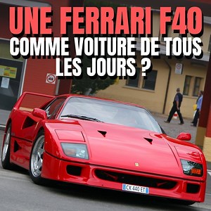 1.9M views · 14K reactions | A 80 ans, il conduit sa Ferrari F40 tous les jours. Voici son histoire ! | Auto Plus | Facebook