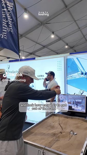How to Pick Up an Anchor at a Boat Show