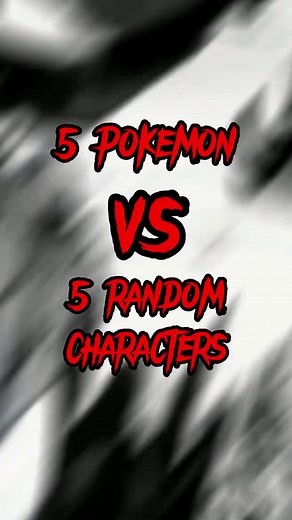 Pokemon vs Anime Edit Reupload