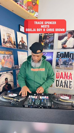 6.6K views · 217 reactions | #NoBitingTracie Spencer meets Soulja Boy & Chris Brown Tender Kisses is my jam. My wife loves Kiss Kiss and my little one loves Kiss me thru the phone so it’s a win win for us.  ❤️ They were my inspiration of making this one. #tpainkisskiss #djskillspinz #thatjunkdope #djskillspinzthemeetups #antologmusic #traciespencertenderkisses #chrisbrownkisskiss | Dj Skillspinz | Facebook