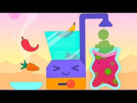 Sago Mini Super Juice | Mix up the most delicious juice Preschooler Game - Android - ios Gameplay
