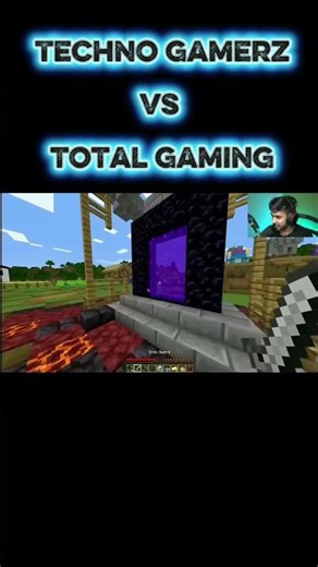 ⚔️ “Techno Gamerz vs Total Gaming 😱🔥 | EPIC Minecraft Fight #shorts”