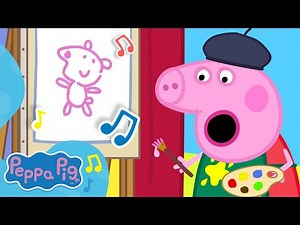 Painting Song in Chinese | 大家一起来画画 | 互动儿歌 | Kids Song in Chinese | 儿歌童谣 | 小猪佩奇儿歌 | 少兒歌曲