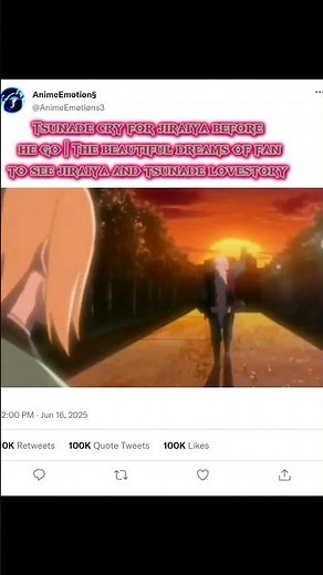 Tsunade cry for jiraiya before death