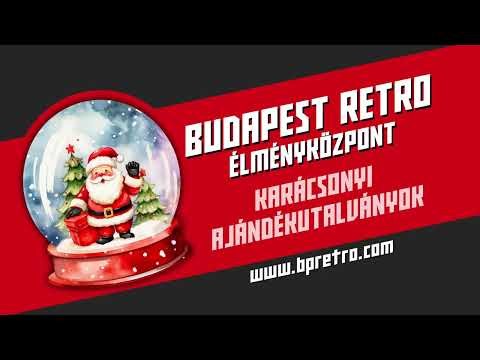 A karácsonyi ajándék, amivel nem lősz mellé | Budapest Retro Élményközpont Ajándékutalvány