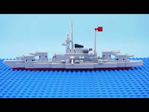 Mini LEGO WWII Operation Rheinübung:Hunt For The Bismarck 1941 Pt:2