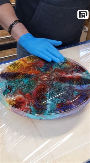 DIY double-faced clock resin elegance meets natural beauty