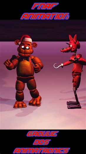 Let's Groove Tonight with FNAF 1 Animatronics #fnaf #c4d #meme