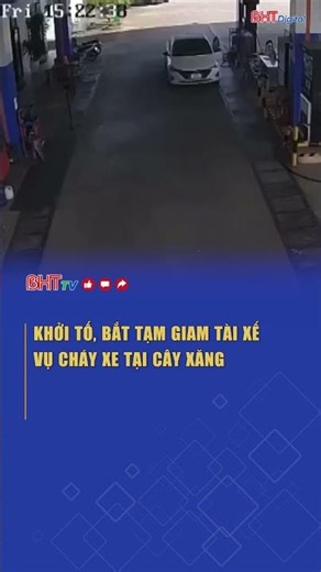 Khởi tố, bắt tạm giam tài xế vụ cháy xe tại cây xăng ở Đà Nẵng