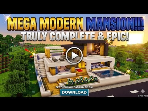 10 Years Old Boy In Minecraft Game Plye Mega Modern Mansion True