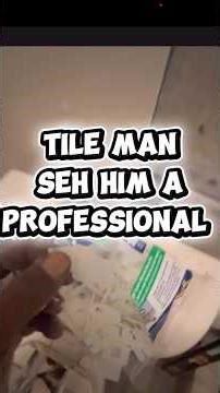 Tile a drop off !!..Tile clip installation #construction305 #diy