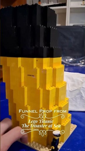 Lego Titanic the disaster at sea Funnel Prop #titanic