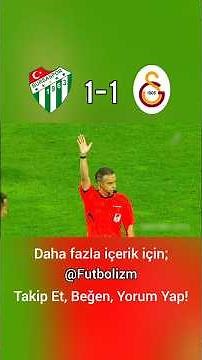 Bursaspor - Galatasaray Maç Özeti ve Golleri #galatasaray #bursaspor #maçözeti #futbol #keşfet