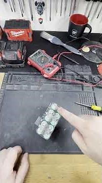 Milwaukee M18 Battery Repair Part 1 #diy #tools4life #repair #milwaukee #powertools