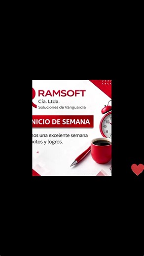 RAMSOFT CÍA. LTDA. FELIZ INICIO DE SEMANA #iniciodesemana #lunesdetiktok #Acompañamiento #Capacitación #Éxito