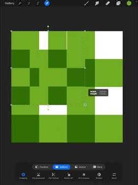 How to get the PERFECT colour shade for your checkered patterns on Procreate