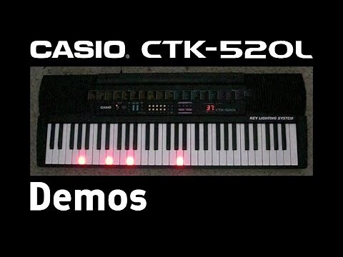 Casio CTK-520L JP Demonstrations