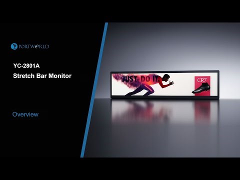 Versatile LCD Bar Stretch Screen for Business & Public Spaces