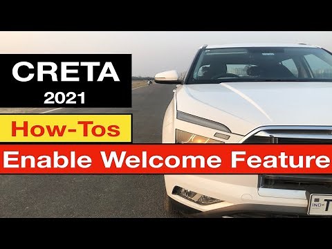 Enable Welcome Feature in Creta 2020 | Puddle Lamp