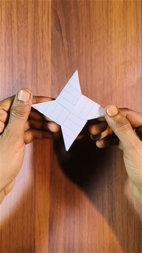 How to make a Ninja Star with Notebook Paper #tutorial #shorts #ninja