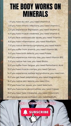 Your Body Runs on Minerals: Here’s Why 🧠⚡