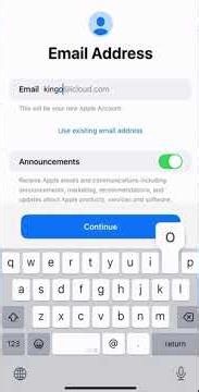 Create apple id