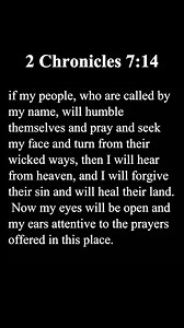 18K views · 1K reactions |  Verse (2 Chronicles 7:14, NIV) “…then I...